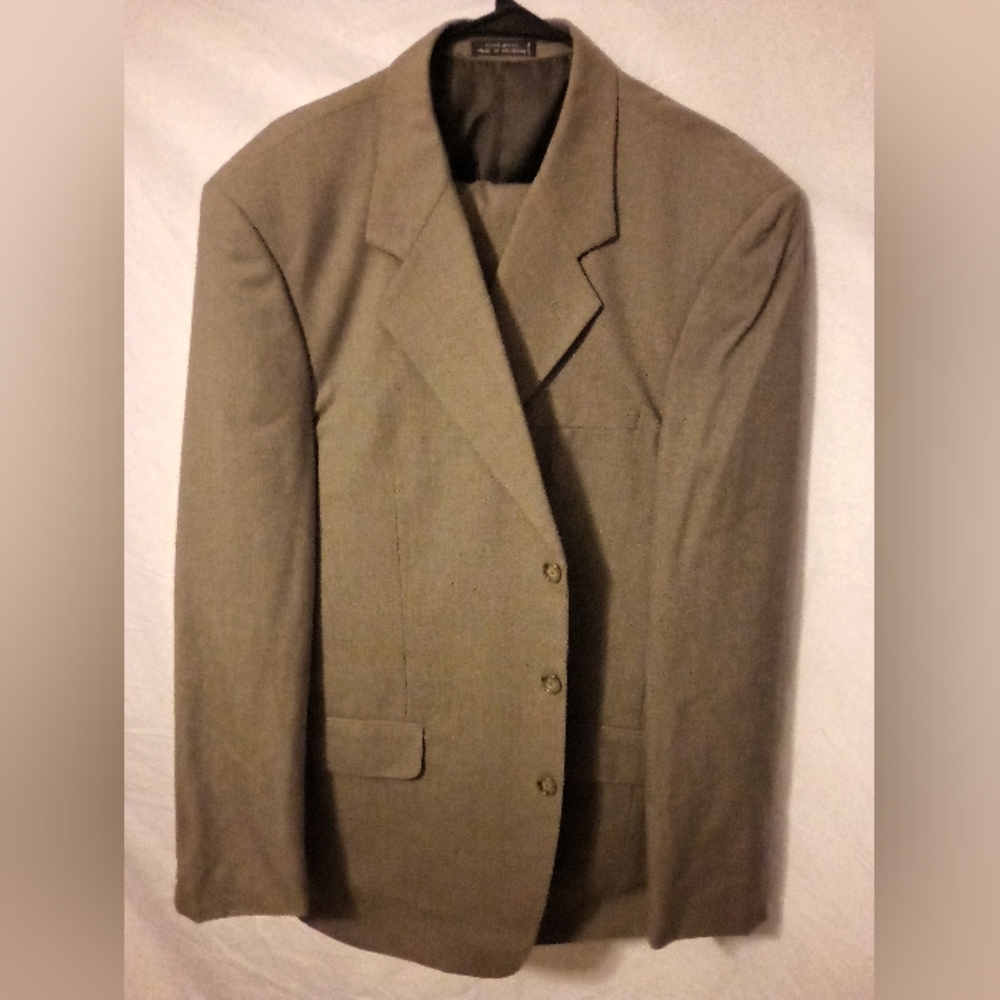 Moda Prima Men's Gray Maze Stitch (44L) slacks (38/34)